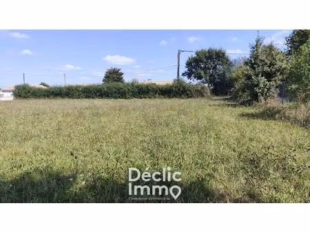 vente terrain 950 m² saint-adjutory (16310)