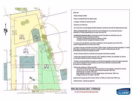 vente terrain à mesquer (44420) : à vendre / 485m² mesquer