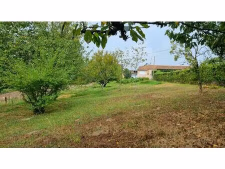 terrain en partie en zone constructible