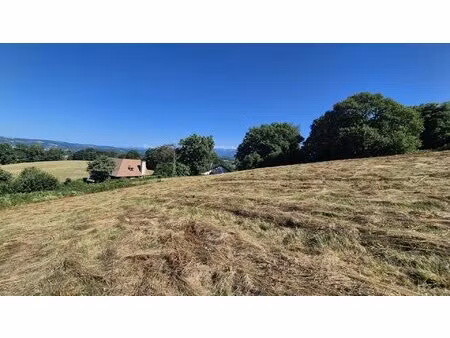 exclusivité nay  a vendre terrain de 1600 m² à viabiliser avec une vue imprenable sur la p