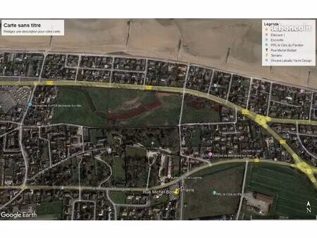 terrain 450 m² bernières-sur-mer