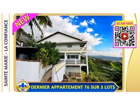 dernier à vendre : appartement t6 de 125 m2 avec vue panoramiqu