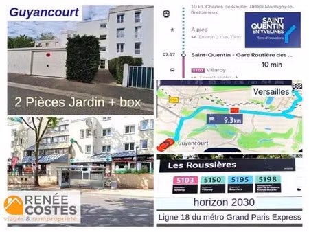 vente appartement 2 pièces 48 m² à guyancourt (78280)  202 575 €