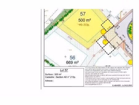 terrain sarceaux m² t- à vendre  35 000 €