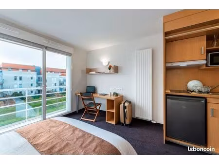 appartement studio 21 m2 meublé - noyal chatillon sur seiche