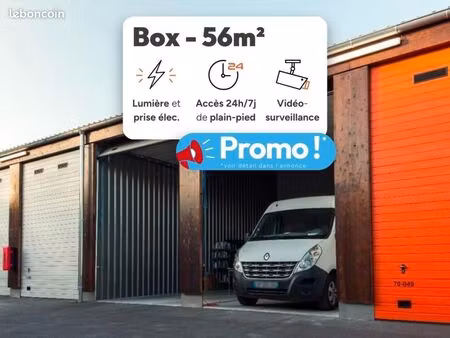 garage/box 56 m² cappelle la grande