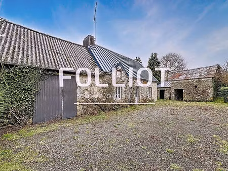 maison gratot 3 pièce(s) 50 m2 a vendre 50200 plain pied terrain proche mer