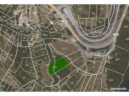 terrain de loisirs de 2380m² à saint-martin de l'arçon