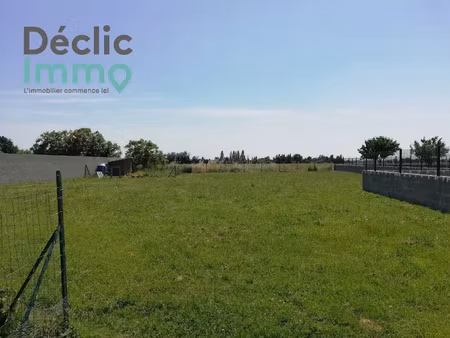 vente terrain 1310 m² à saint-vincent-sur-jard (85520)  149 100 €