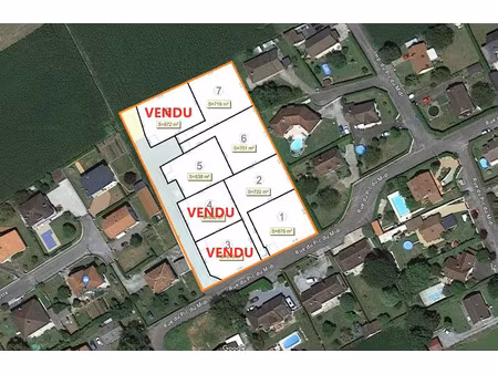 vente terrain boeil-bezing 64510 - - surface privée