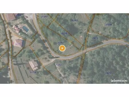 terrain 1 140 m² chambonas