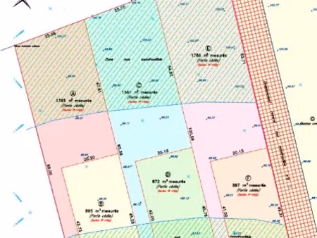 vente terrain 872 m² à château-landon (77570)  39 000 €