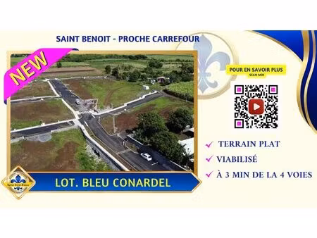 plat et viabilisé : terrain de 300m² prêt-à-construire à sa
