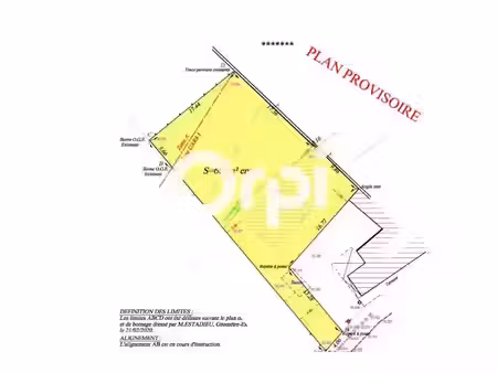 vente terrain 602 m² à seclin (59113)  139 000 €