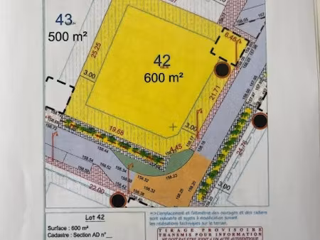 vente terrain 600 m² à sarceaux (61200)  38 000 €