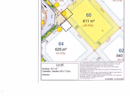 vente terrain 611 m² à sarceaux (61200)  41 660 €
