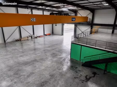 location entrepôt pour stockage machines-outils  colis 25 tonnes