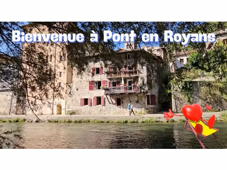 vente maison 10 pièces 400 m² à pont-en-royans (38680)  480 000 €