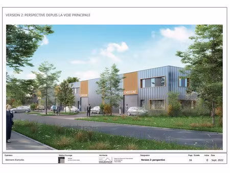 a vendre ateliers neufs rares à courseulles