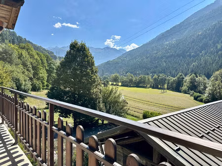 appartement t3 bis en duplex avec terrain et deux garages