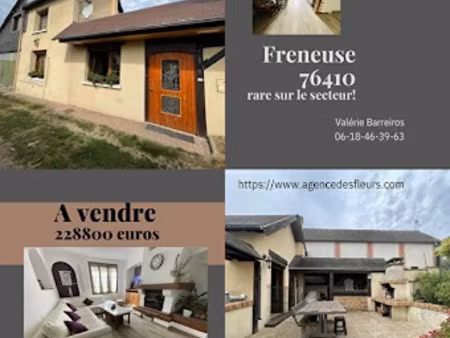 vente maison 5 pièces 106 m² à tourville-la-rivière (76410)  228 801 €