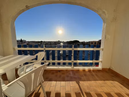 le barcarès studio cabine plein sud 4 personnes résidence de