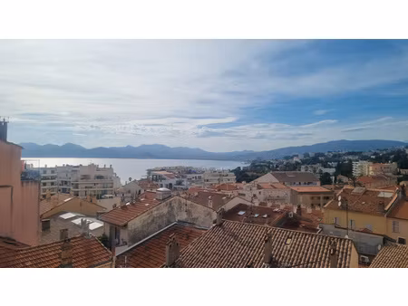 cannes le suquet 3 pieces vue mer