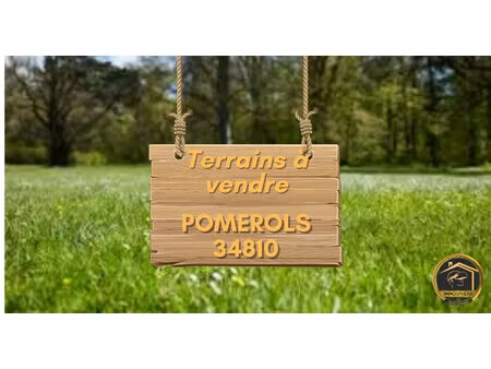 terrain à vendre pomérols