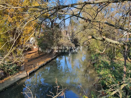 terrain à batir avec berge
