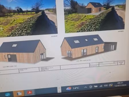 opportunite de construire rare terrain constructible avec pc