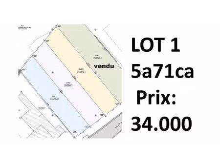 beaux terrains à bâtir