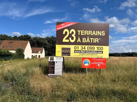vente terrain 290 m² à pontarmé (60520)  110 000 €