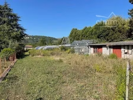 terrain constructible de 2750m² à saint-vallier-sur-rhône