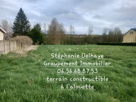 terrain constructible à ligny sur canche