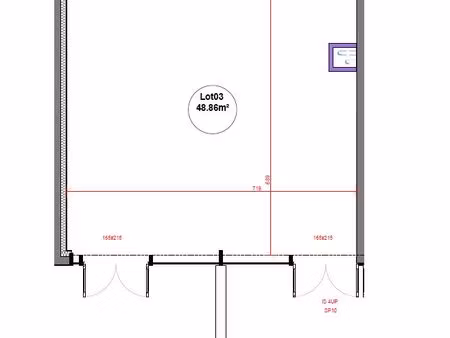 local commercial 48 m²