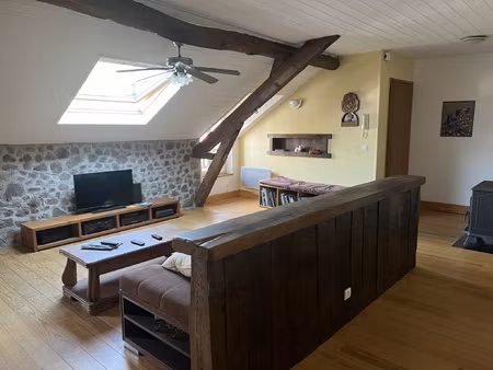 loft mansardé de 160 m2 à découvrir à saint-étienne-de-baïgo
