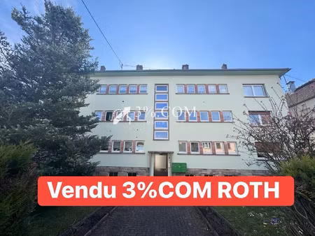 vente appartement 3 pièces 84 m² à saverne (67700)  131 000 €