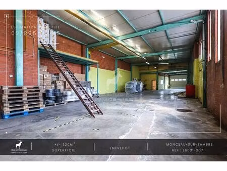 entrepôt hangar avec bureaux à marchienne-au-pont à louer