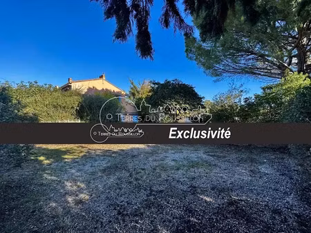 vente terrain 551 m² à bages (66670)  180 000 €