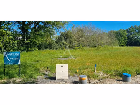 terrain à bâtir commequiers 627 m2