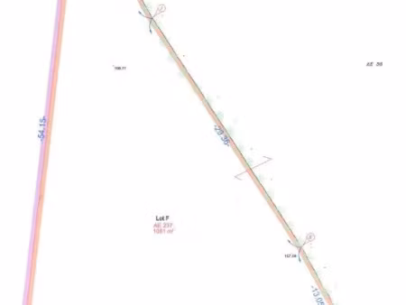 vente terrain 1081 m² à gisors (27140)  55 000 €