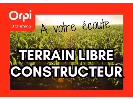 vente terrain 437 m² sainte-eulalie (33560)