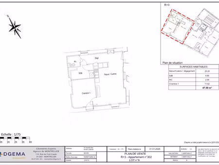 vente appartement 2 pièces 48 m² à lodeve (34700)  79 006 €