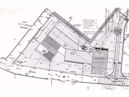 vente terrain 1418 m² tanneron (83440)