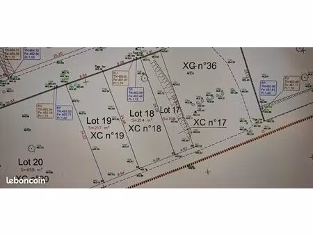 terrain 431 m² nohanent