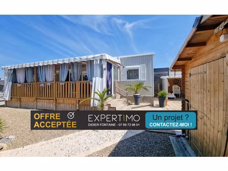 terrain de loisirs 221 m² avec cottage - avec terrasse  dépendances et garage - jardin