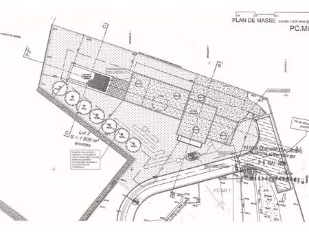 terrain constructible 1608 m² tanneron