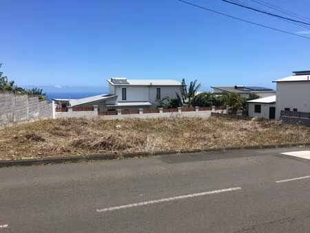 vente terrain 463 m² saint-pierre (97410)