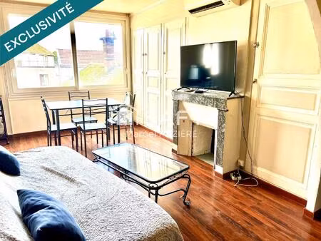 t3 coeur de ville  cour privative.