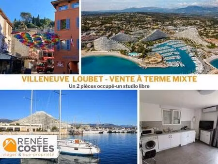 vente à terme occupée sur 120 mois - villeneuve loubet (06270)